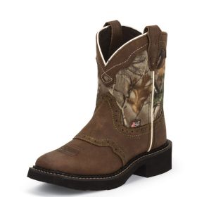 Justin Kids Gypsy Collection Aged Bark Vamp Real Tree Camo Upper 9603JR